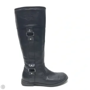 Boots Knee Flats By Harley Davidson In Black, Size: 6.5 Winter Fashion Icon Cozy Layers