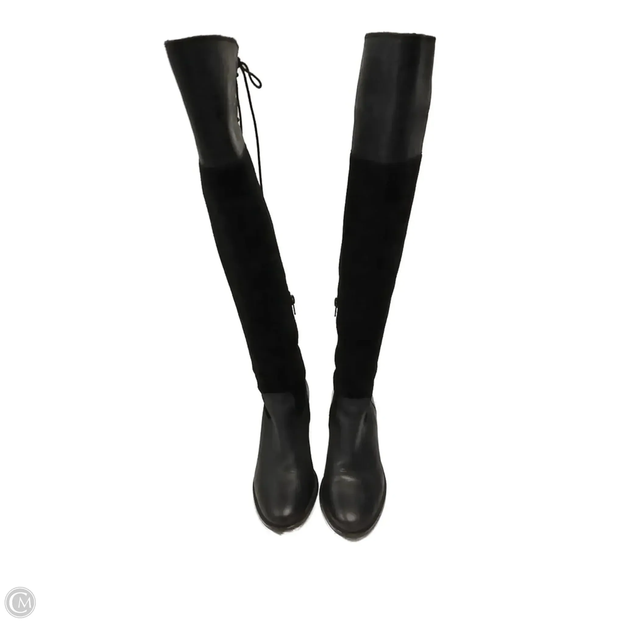 Boots Knee Flats By Lucky Brand In Black, Size: 7.5 Perfect Silhouette Trend Touch