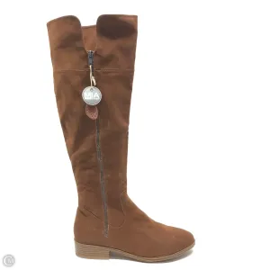 Trendy Essentials Winter Must-Have Boots Boots Knee Flats By Mia In Brown, Size: 10