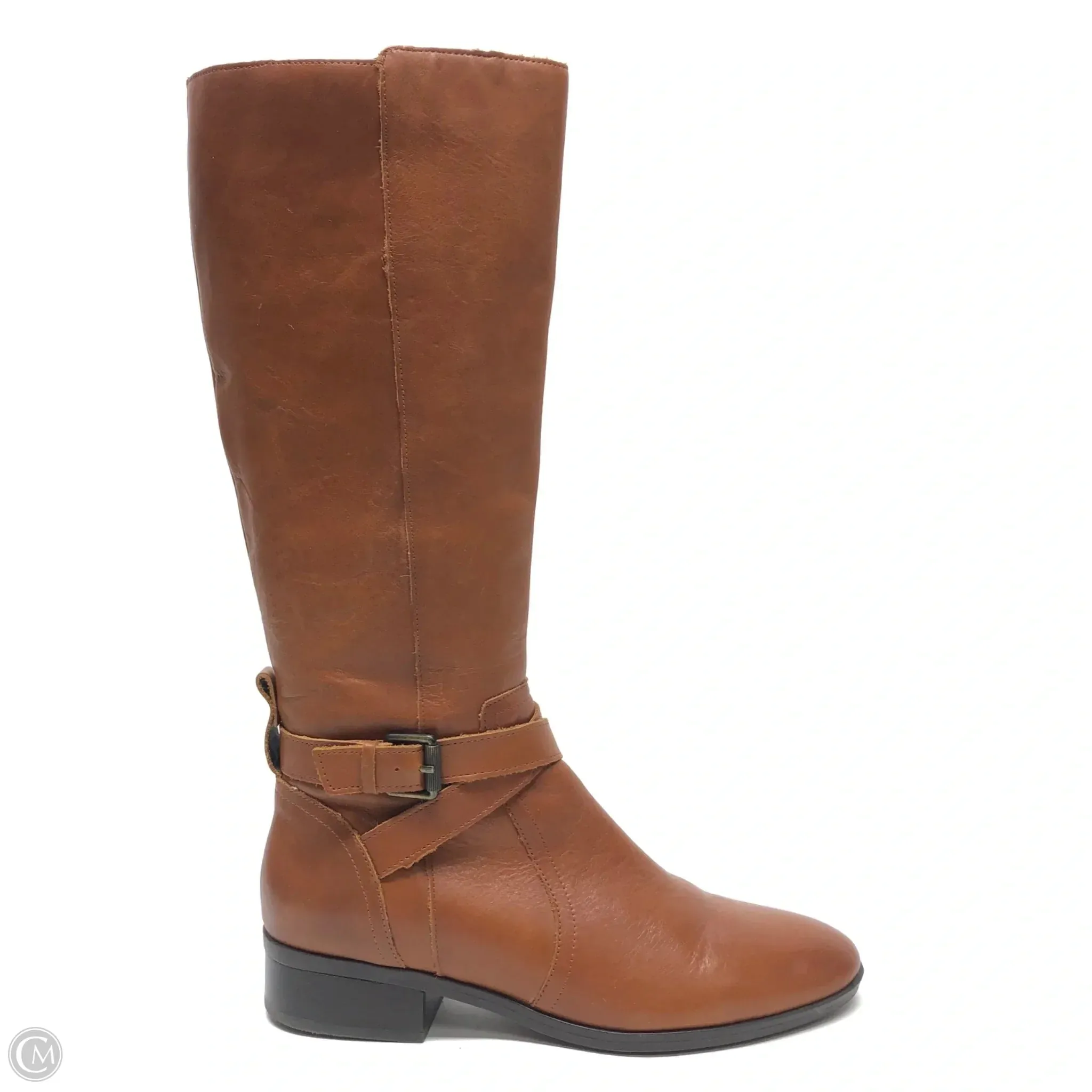 Boots Knee Flats By Naturalizer In Brown, Size: 10 Cold Walk Look