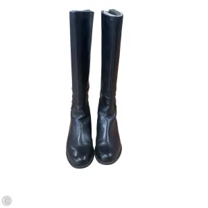 Boots Knee Flats By Nine West In Black, Size: 9 All-Year Wear