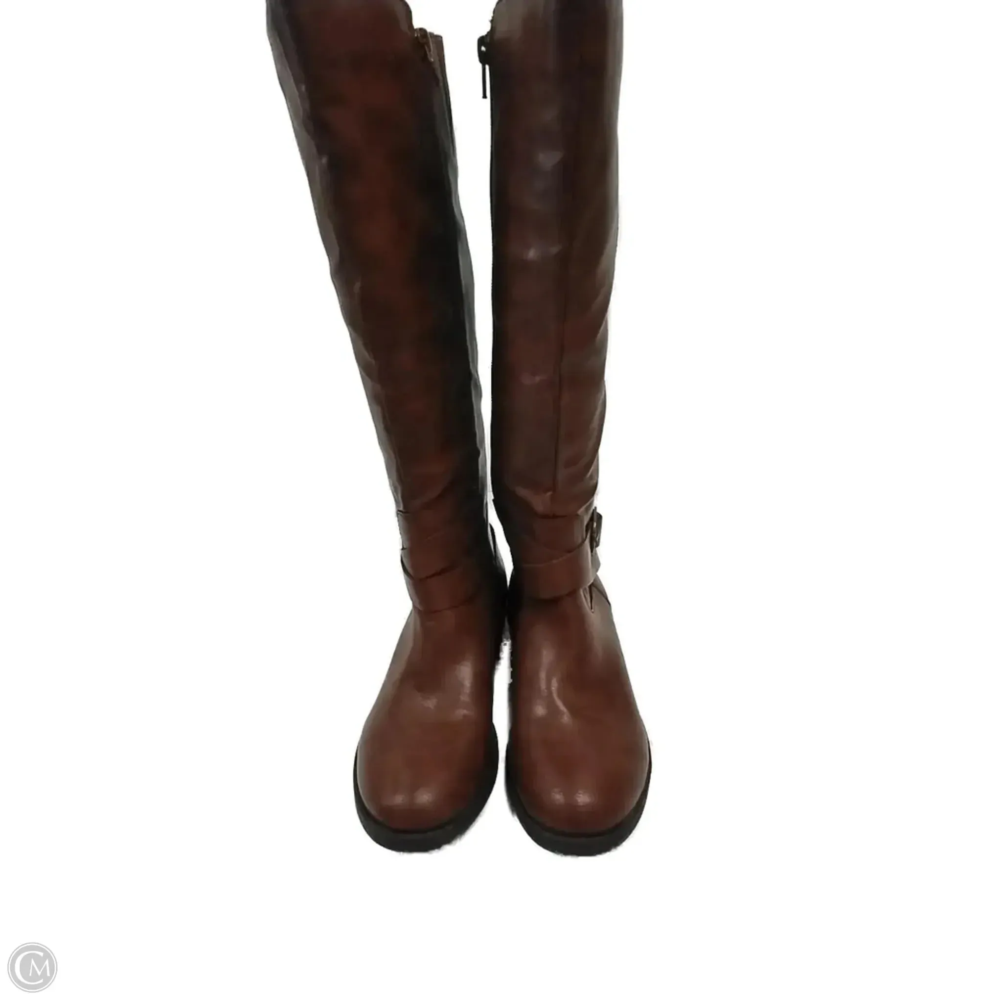Boots Knee Flats By Style And Company In Brown, Size: 6 Chic All Day
