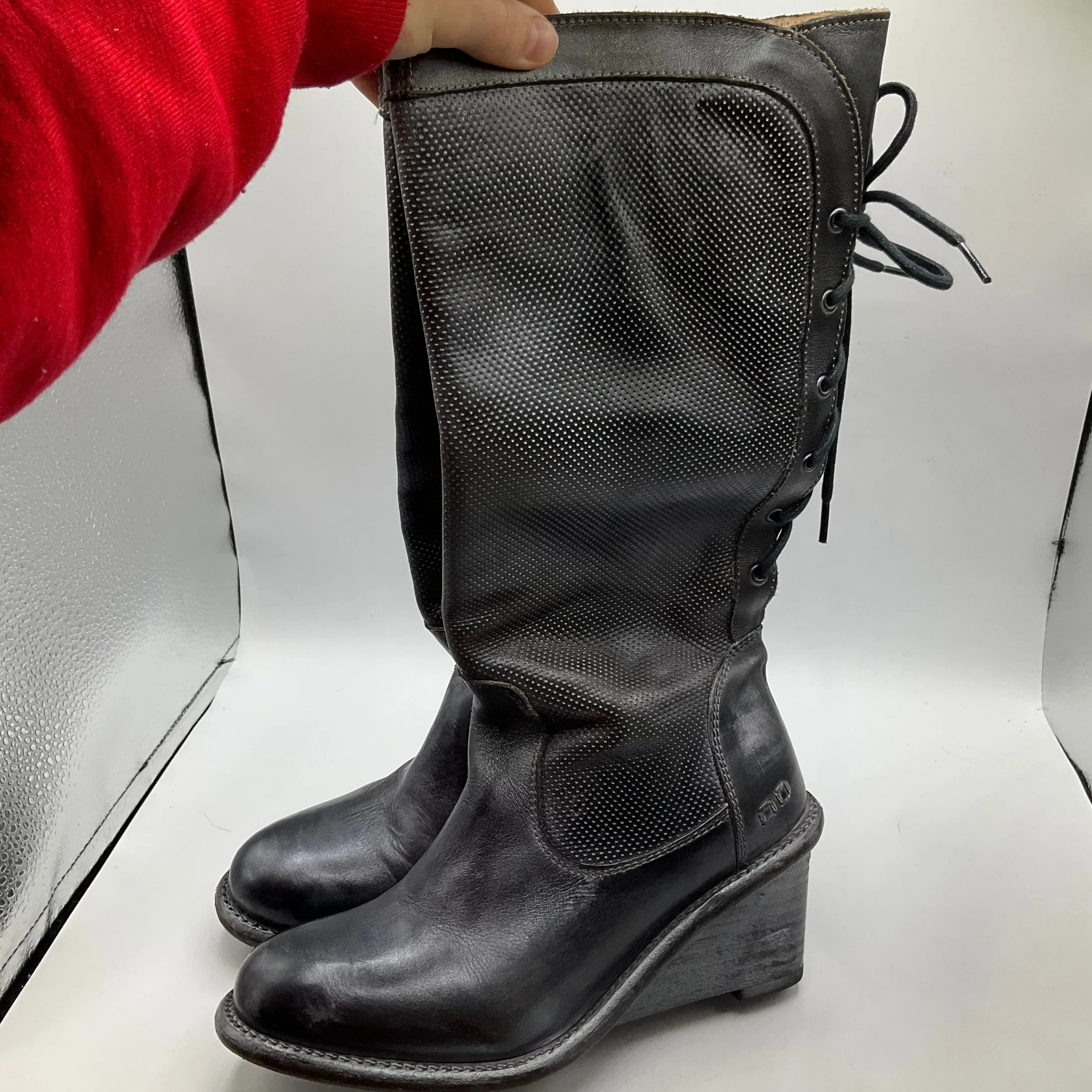 Boots Knee Heels By Bed Stu  Size: 7 Comfy Walk