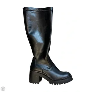Padded perfect for winter Boots Knee Heels By Blondo In Black, Size: 8