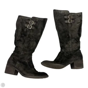 Boots Knee Heels By Born In Black, Size: 8.5 Everyday Essential Perfect Cold-Weather Style