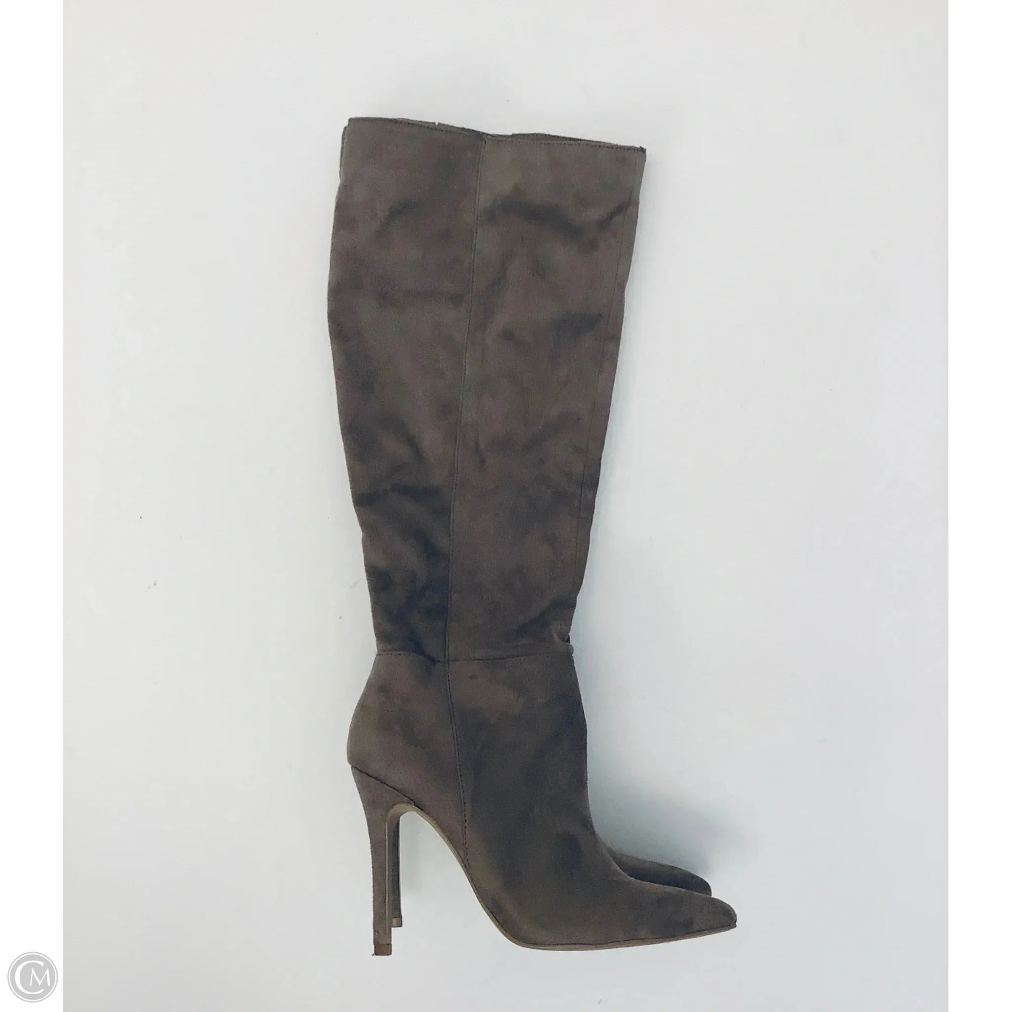 Active Walk Boots Knee Heels By Charles By Charles David In Taupe, Size: 7.5