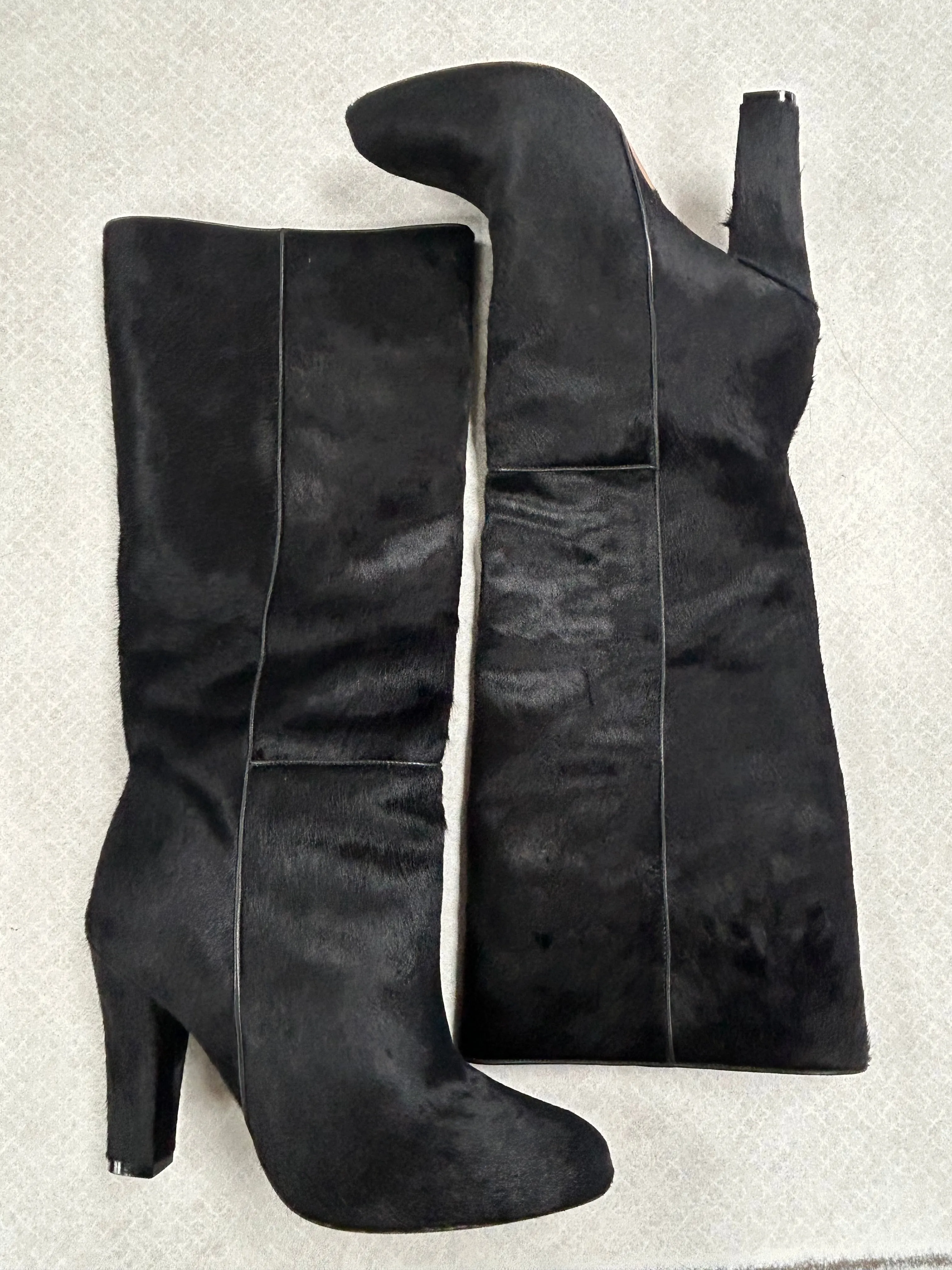Bold Look Lightweight Design Boots Knee Heels By Clothes Mentor In Black, Size: 10.5