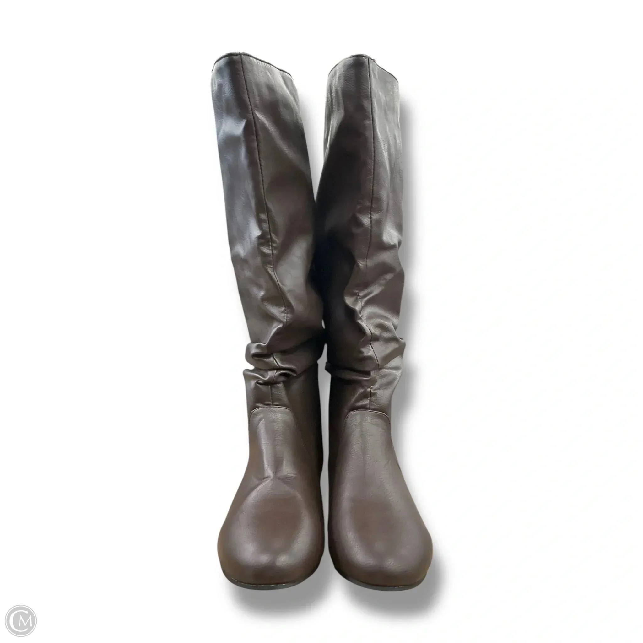 Warm Comfort Perfect Boots Boots Knee Heels By Clothes Mentor In Brown, Size: 11
