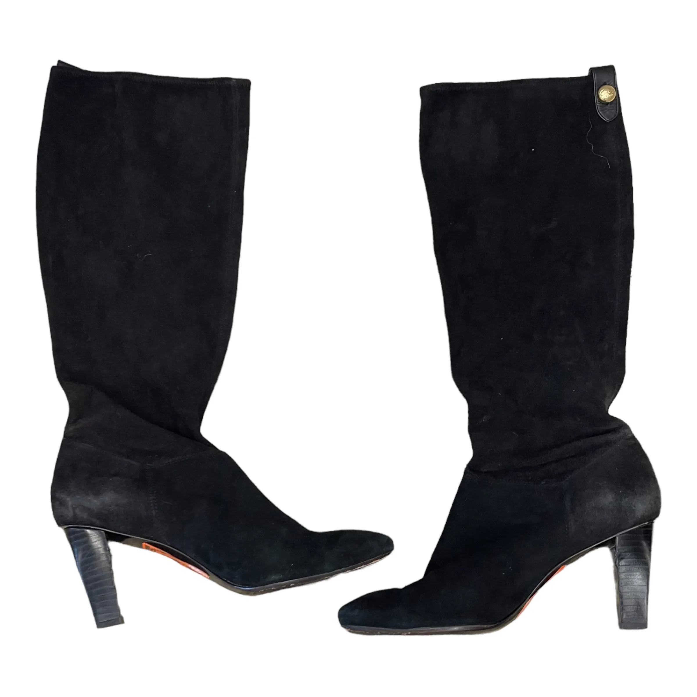 Boots Knee Heels By Coach  Size: 9.5 All-Year Wear