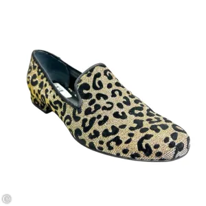 Pointed Toe Office Wear Boots Knee Heels By Corkys In Animal Print, Size: 8