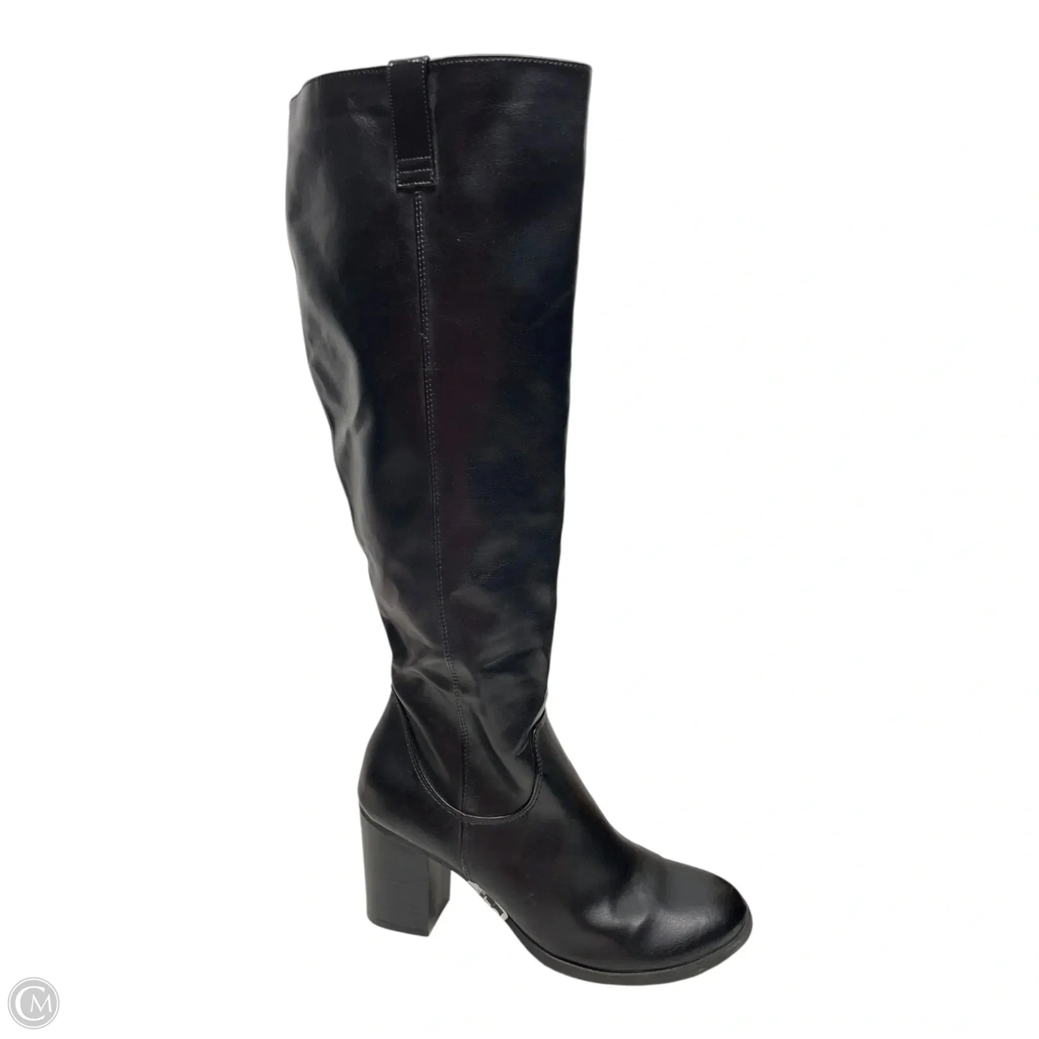 Boots Knee Heels By Dexflex In Black, Size: 9.5 Cozy Winter