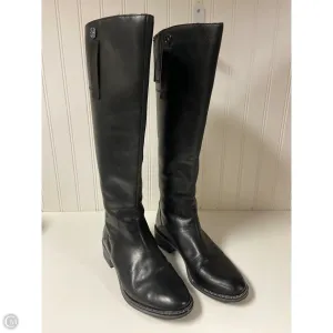 Go-Anywhere Boots Boots Knee Heels By Franco Sarto In Black, Size: 7
