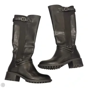 Boots Knee Heels By Jessica Cline In Black, Size: 10 Layering Essential