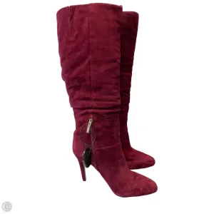 Boots Knee Heels By Louise Et Cie In Red, Size: 10 Chic Boot