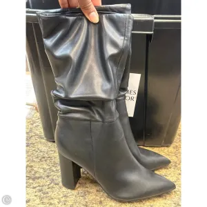 Go-To Street Style Boots Knee Heels By Marc Fisher In Black, Size: 7