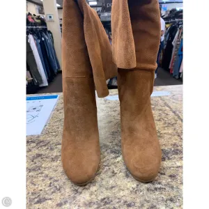 Chic Winter Layers Boots Knee Heels By Michael By Michael Kors In Brown, Size: 7