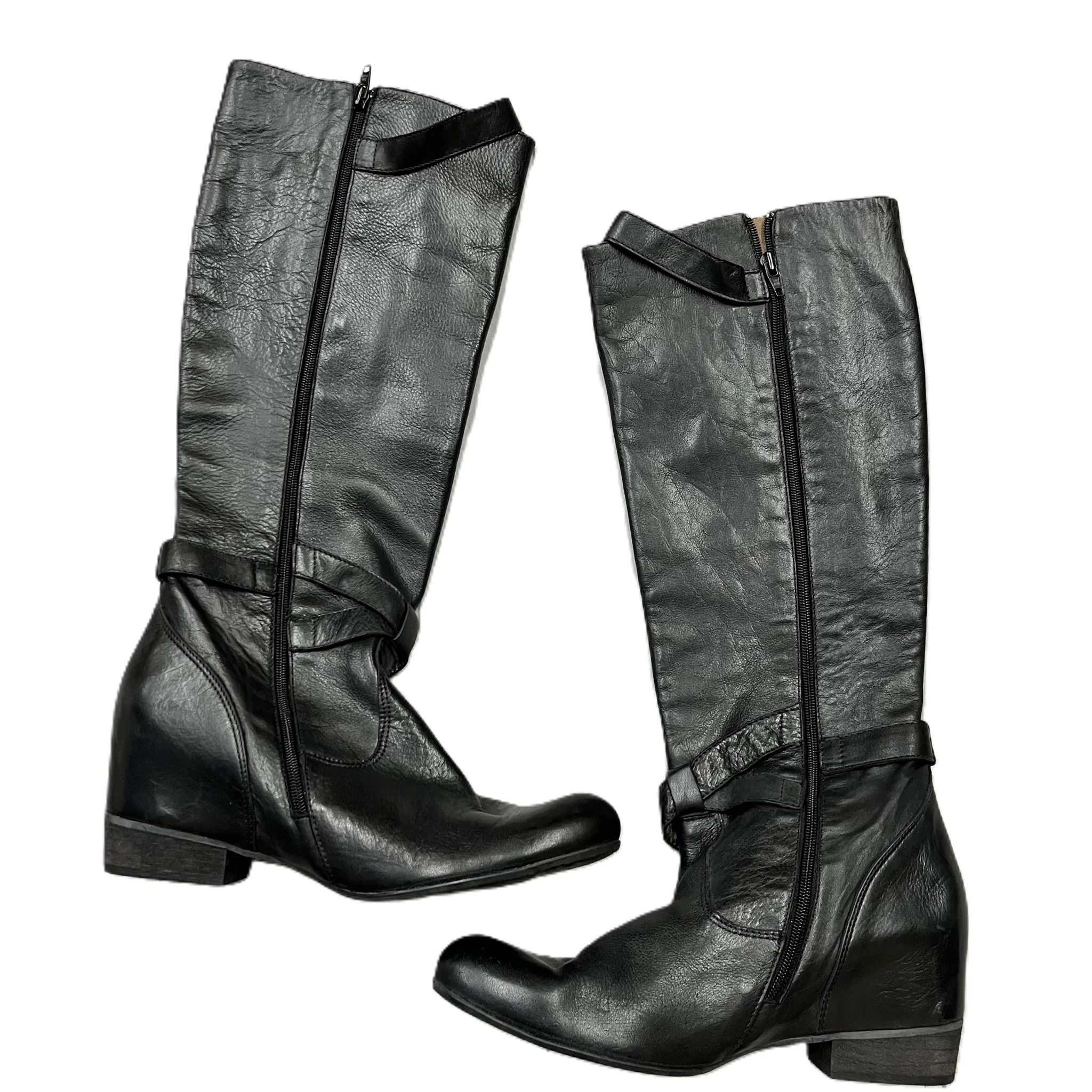 Everyday Walk Non Slip Boots Knee Heels By Miz Mooz In Black, Size: 11