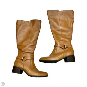 Boots Knee Heels By Naturalizer In Brown, Size: 9.5 Simple Glamour On-The-Go