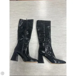 Boots Knee Heels By Sam Edelman In Black, Size: 8 Cold Season Style Sophisticated Look