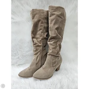 Timeless Design Fashion Revolution Boots Knee Heels By Universal Thread In Taupe, Size: 11