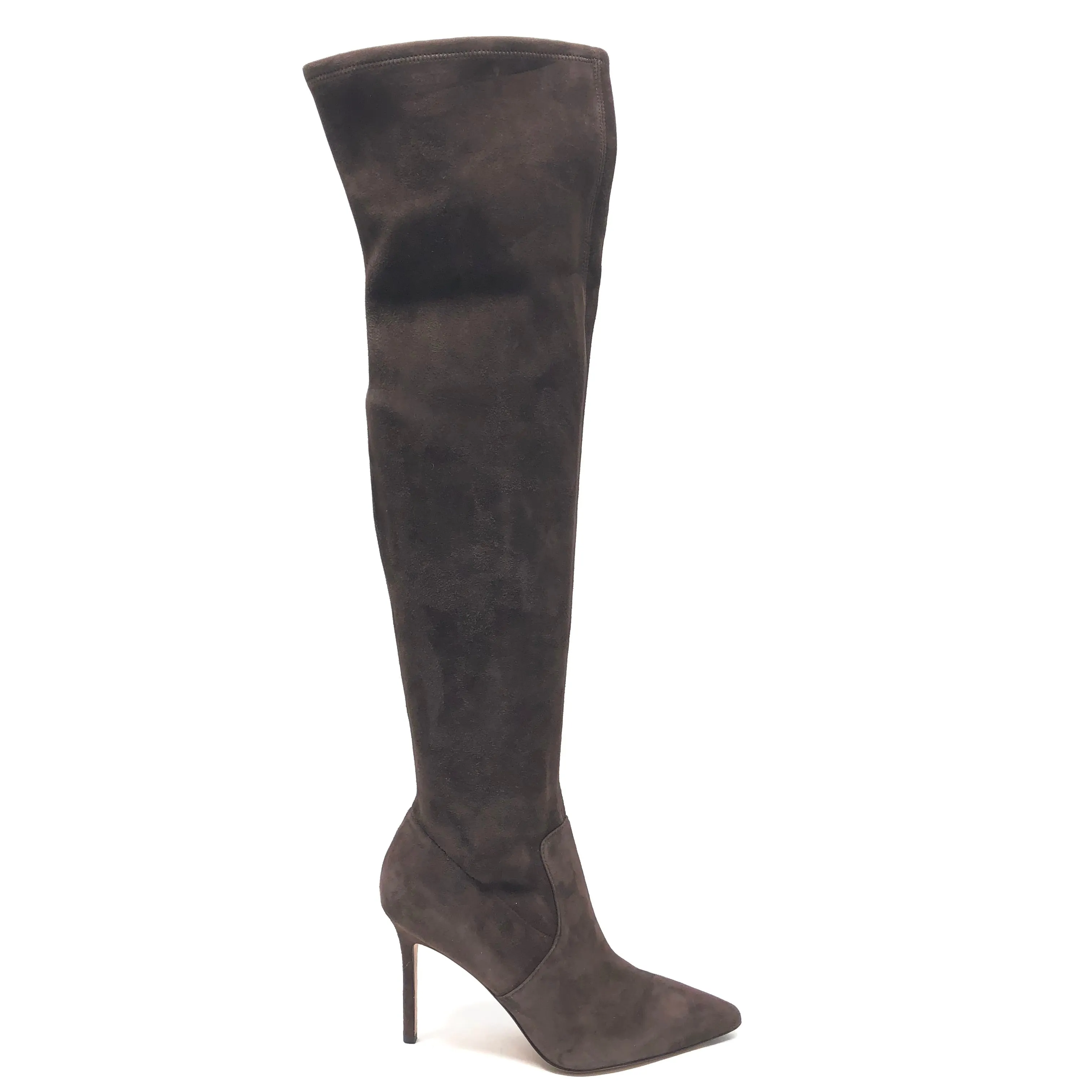 Flawless Winter Style Boots Knee Heels By Veronica Beard In Brown, Size: 8.5