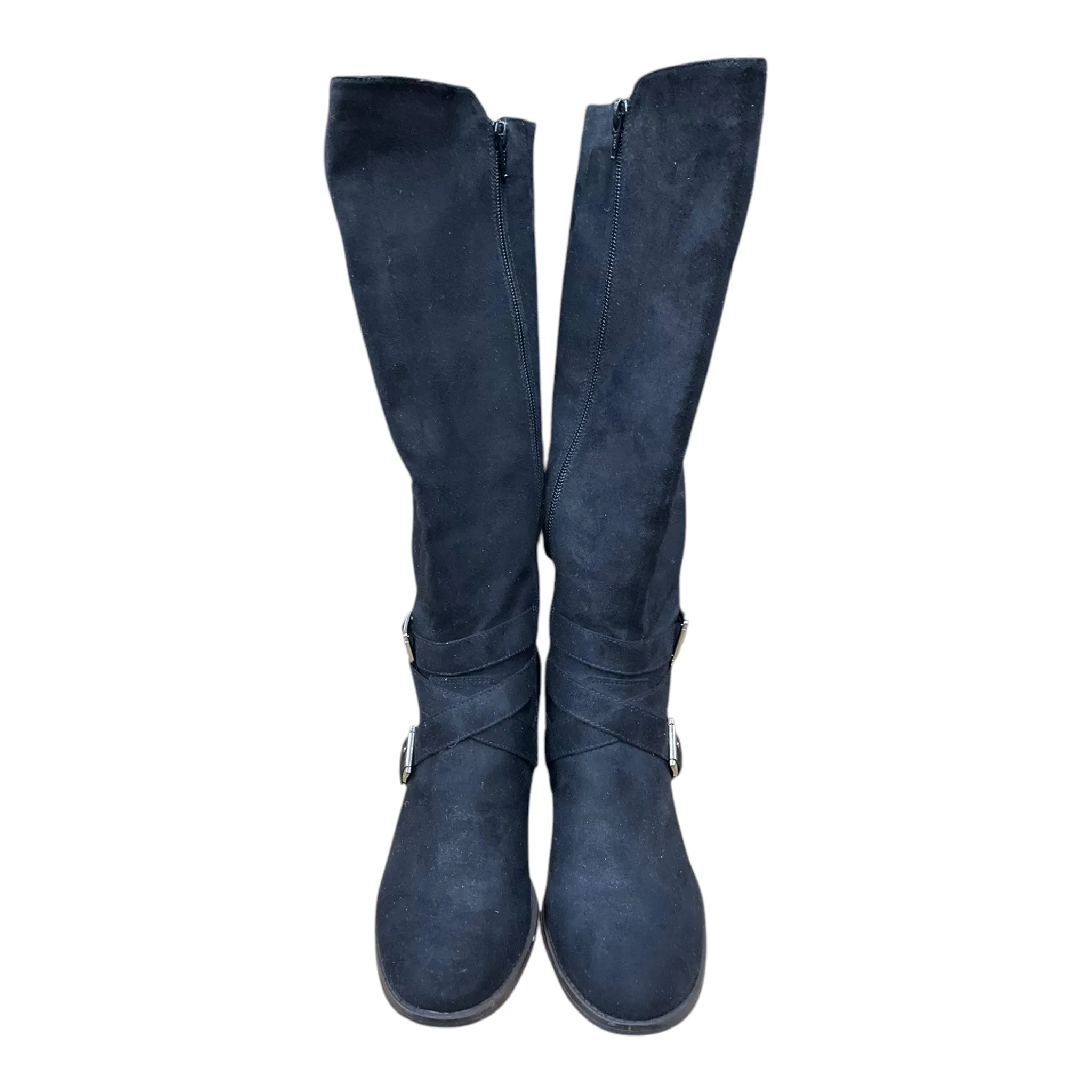 Boots Knee Heels By White Mountain In Black, Size: 8 Winter Staple Breathable