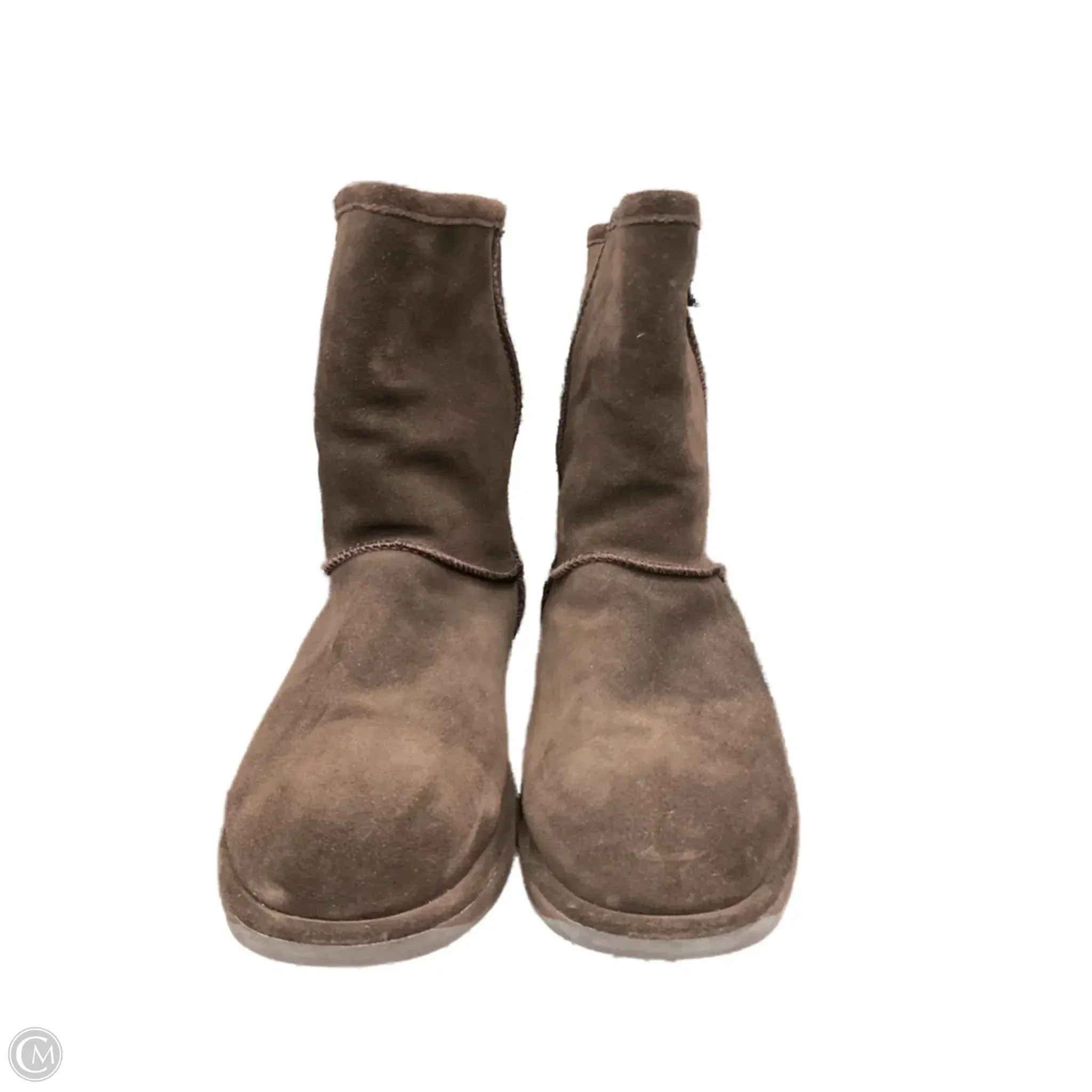 Boots Mid-calf Flats By Emu In Brown, Size: 10 Active Day Soft Shape