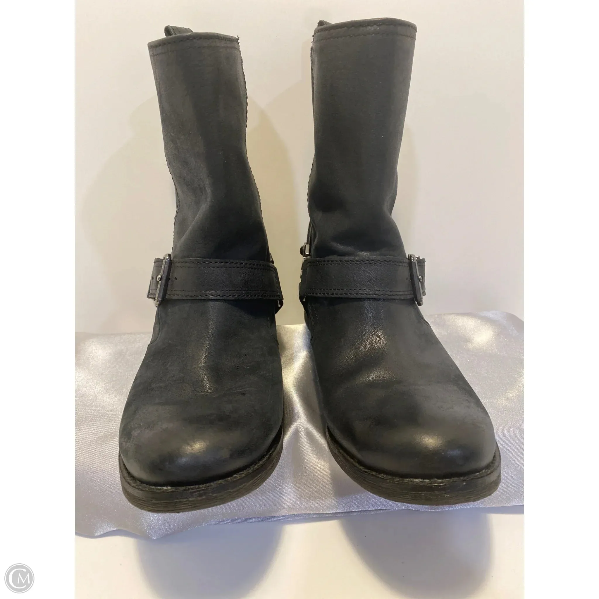 Boots Mid-calf Flats By Gianni Bini In Black, Size: 9 Cozy Daily