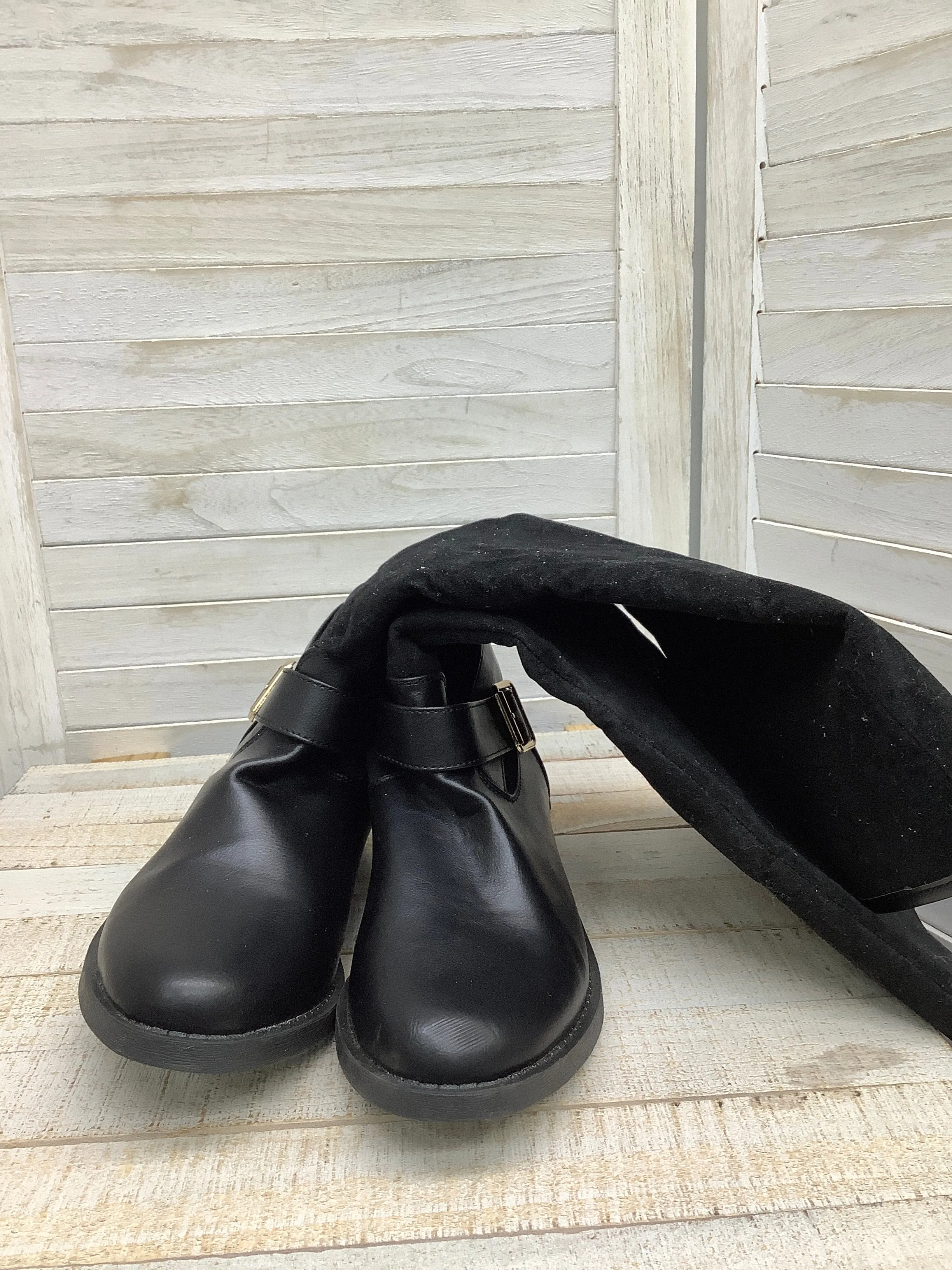 Boots Mid-calf Flats By Just Fab  Size: 6.5 Light support Trendy Boot