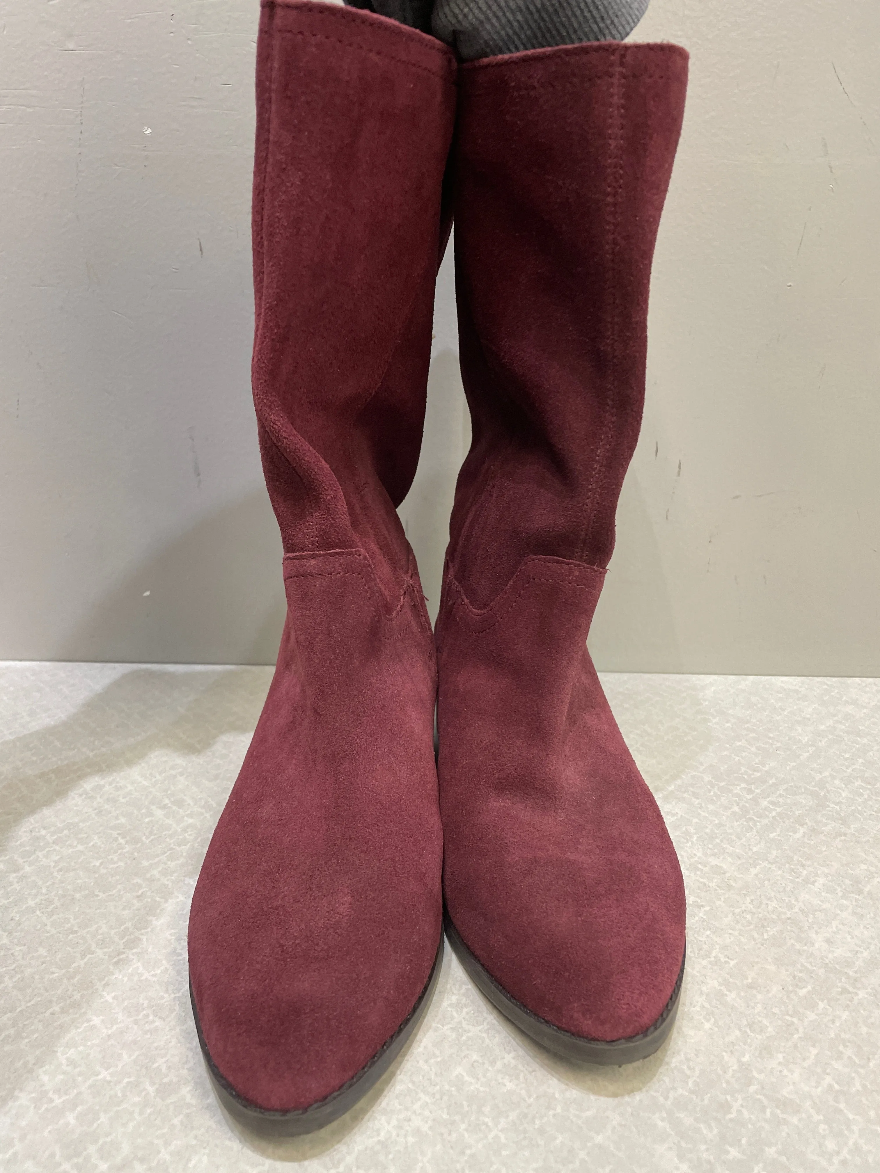 Boots Mid-calf Flats By Lucky Brand In Red, Size: 6.5 Street Match