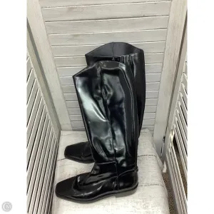Classic Wardrobechic Minimal Look Boots Mid-calf Flats By Sam Edelman In Black, Size: 8.5