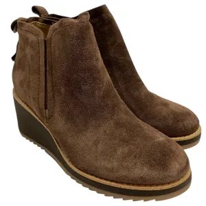 Fashion Walk Boots Mid-Calf Flats By Sofft In Brown, Size:8