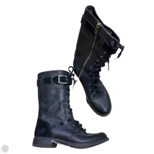 Boots Mid-calf Flats By Timberland In Black, Size: 7 Season Layer Cold Outfit