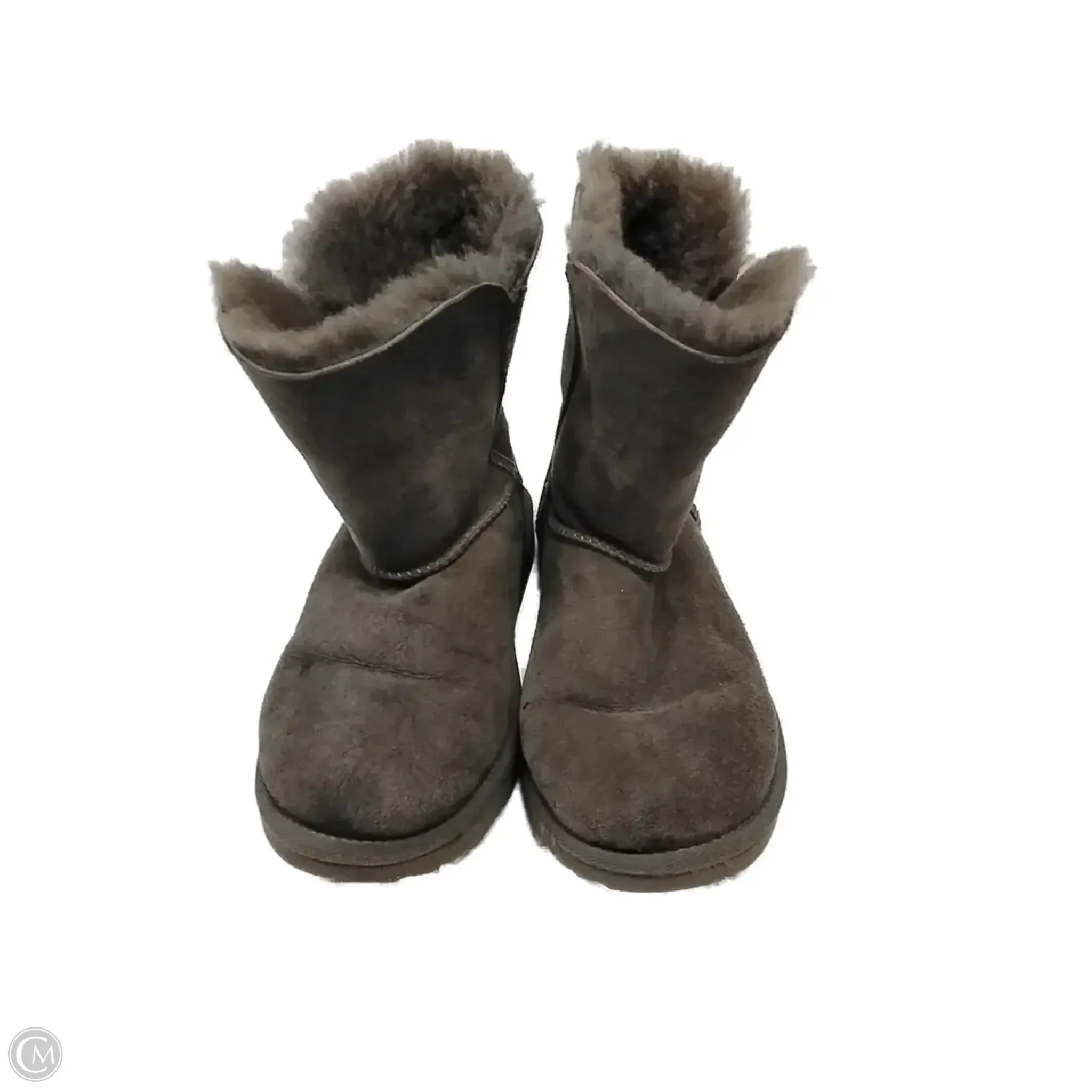 Boots Mid-calf Flats By Ugg In Grey, Size: 5 Comfortable Step Daily Chicwear