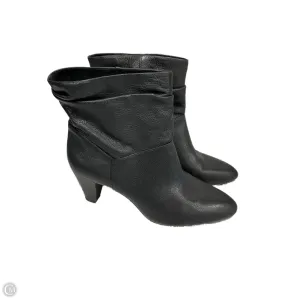 Office Wear Boots Mid-calf Heels By Alex Marie In Black, Size: 11