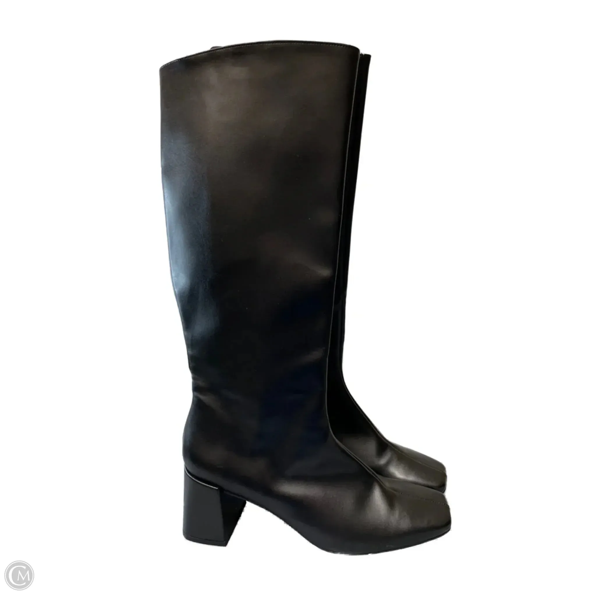 Easy Pair Boots Mid-calf Heels By Cmc In Black, Size: 9.5
