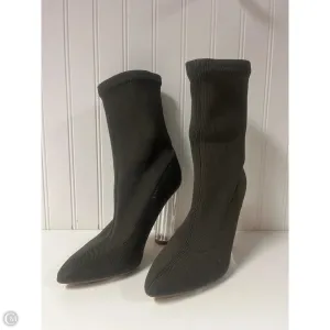 Comfort Fit Boots Mid-calf Heels By Cmc In Green, Size: 7