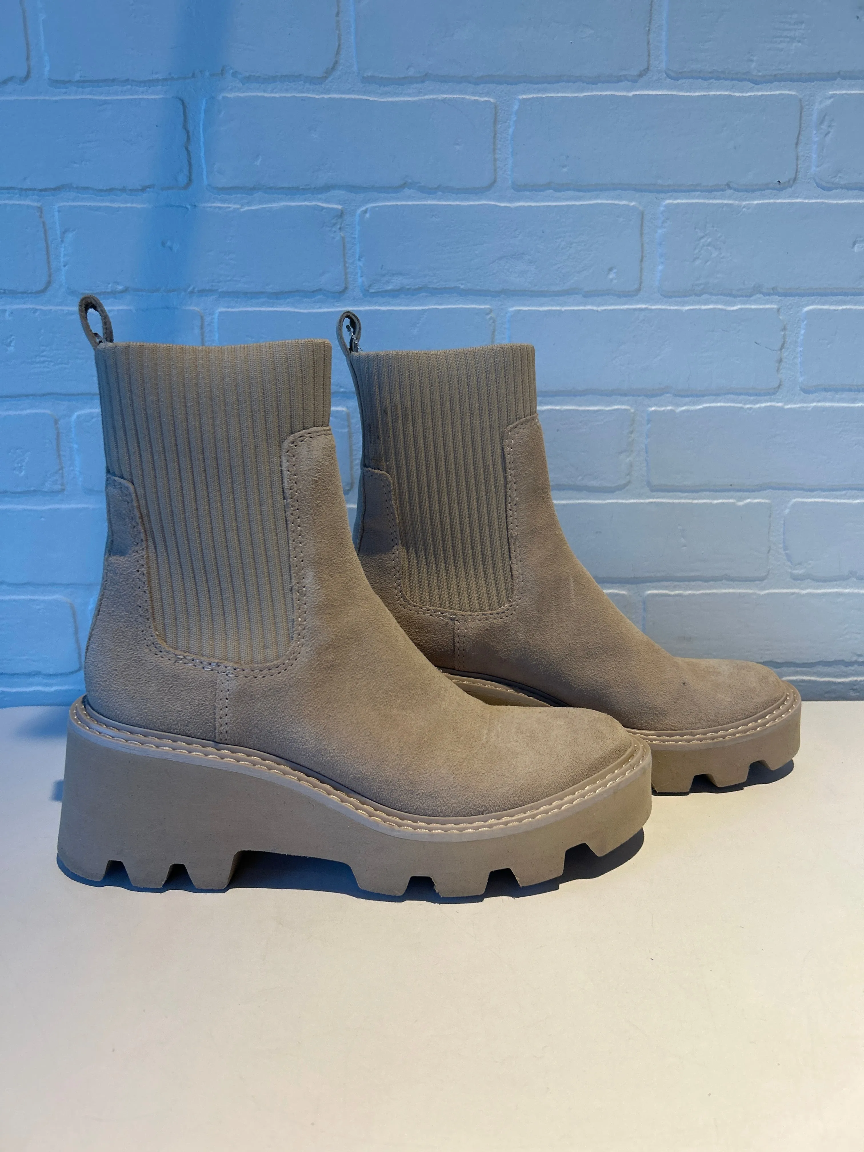 Boots Mid-calf Heels By Dolce Vita In Cream, Size: 8.5 Cold Ready