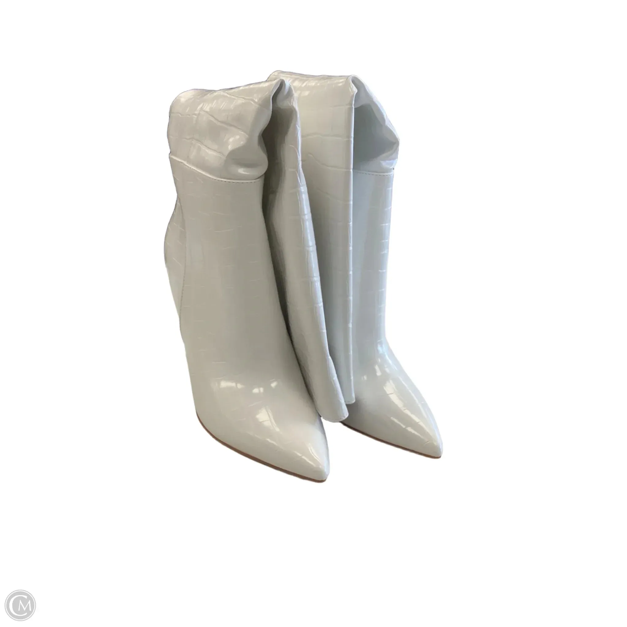 Boots Mid-calf Heels By Lulus In White, Size: 10 Versatile Walk Comfort All-Day