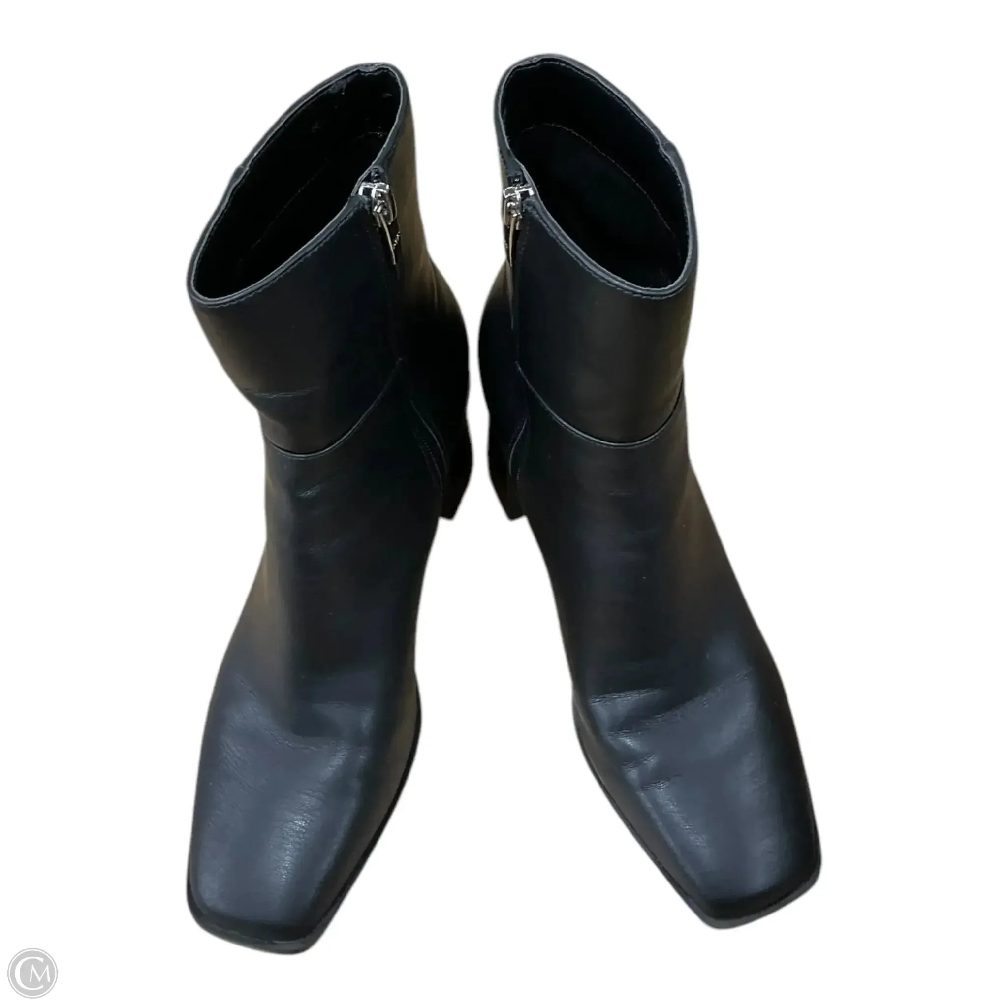 Boots Mid-calf Heels By Marc Fisher In Black, Size: 7 Daily Outfit