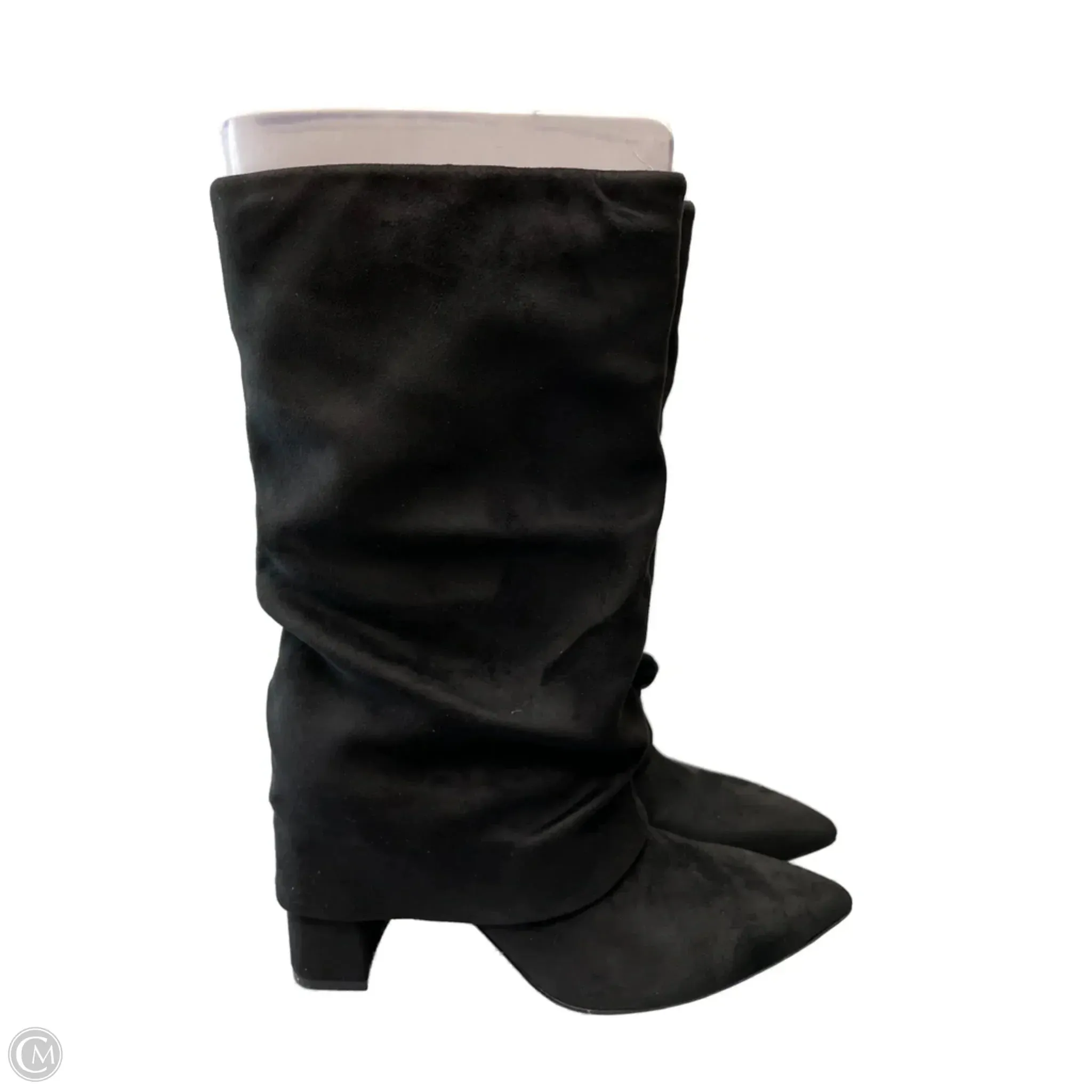 Boots Mid-calf Heels By Nine West In Black, Size: 6.5 Comfort First Versatile Mood
