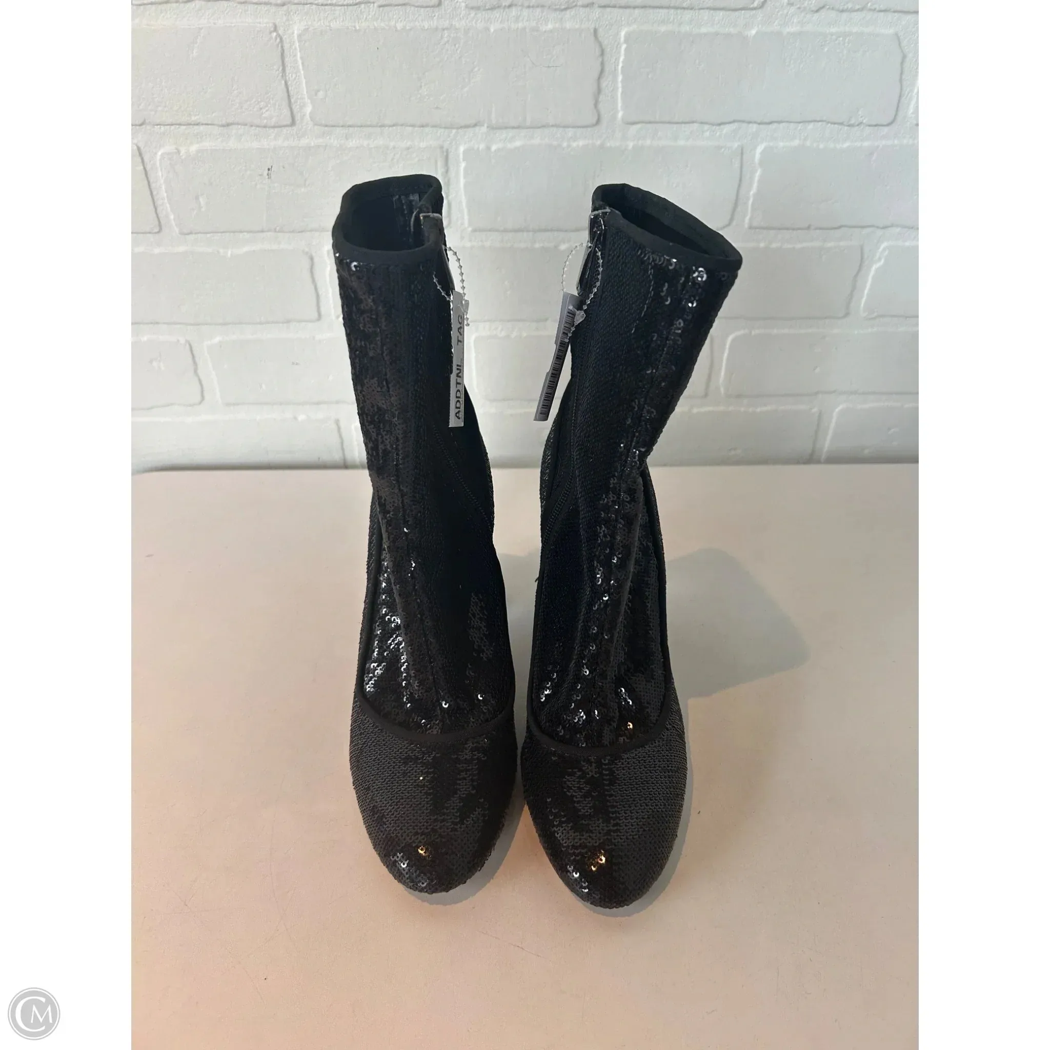 Smart Style Boots Mid-calf Heels By Sam Edelman In Black, Size: 7.5