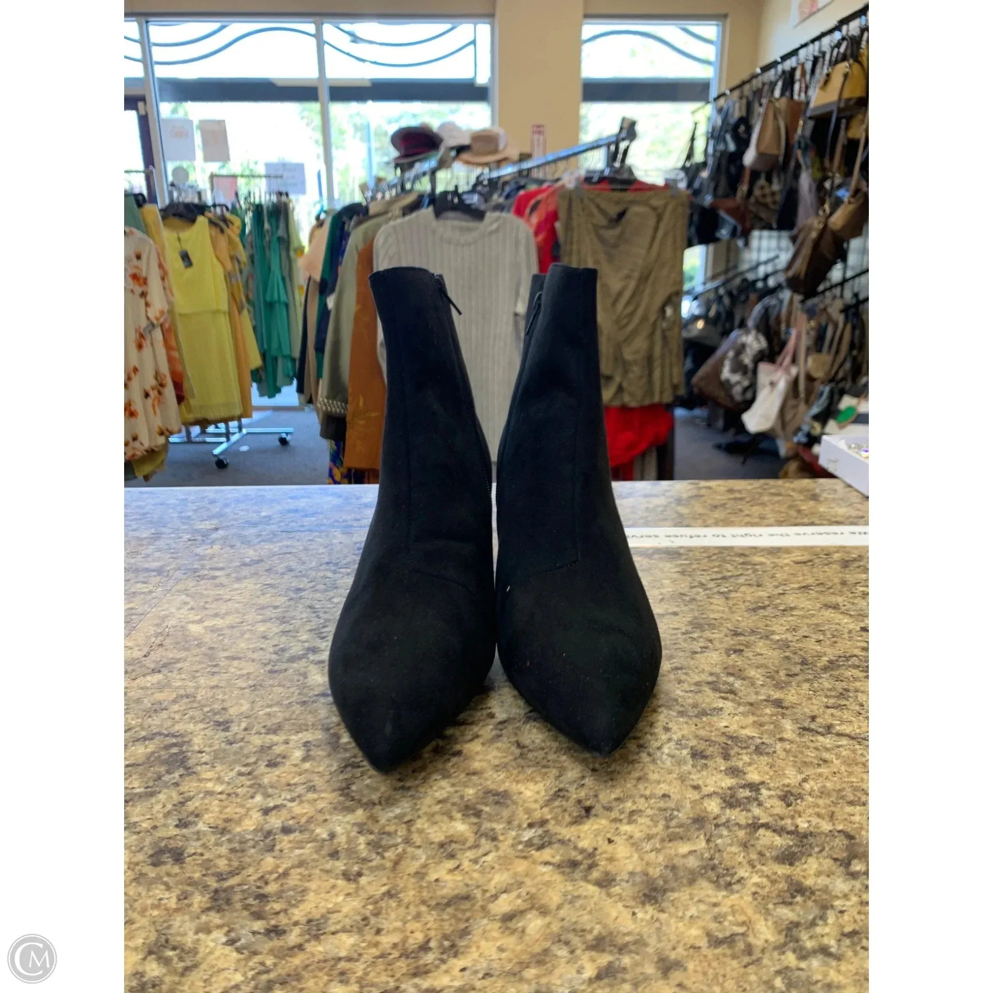 Arch support Boots Mid-calf Heels By Sugar In Black, Size: 11