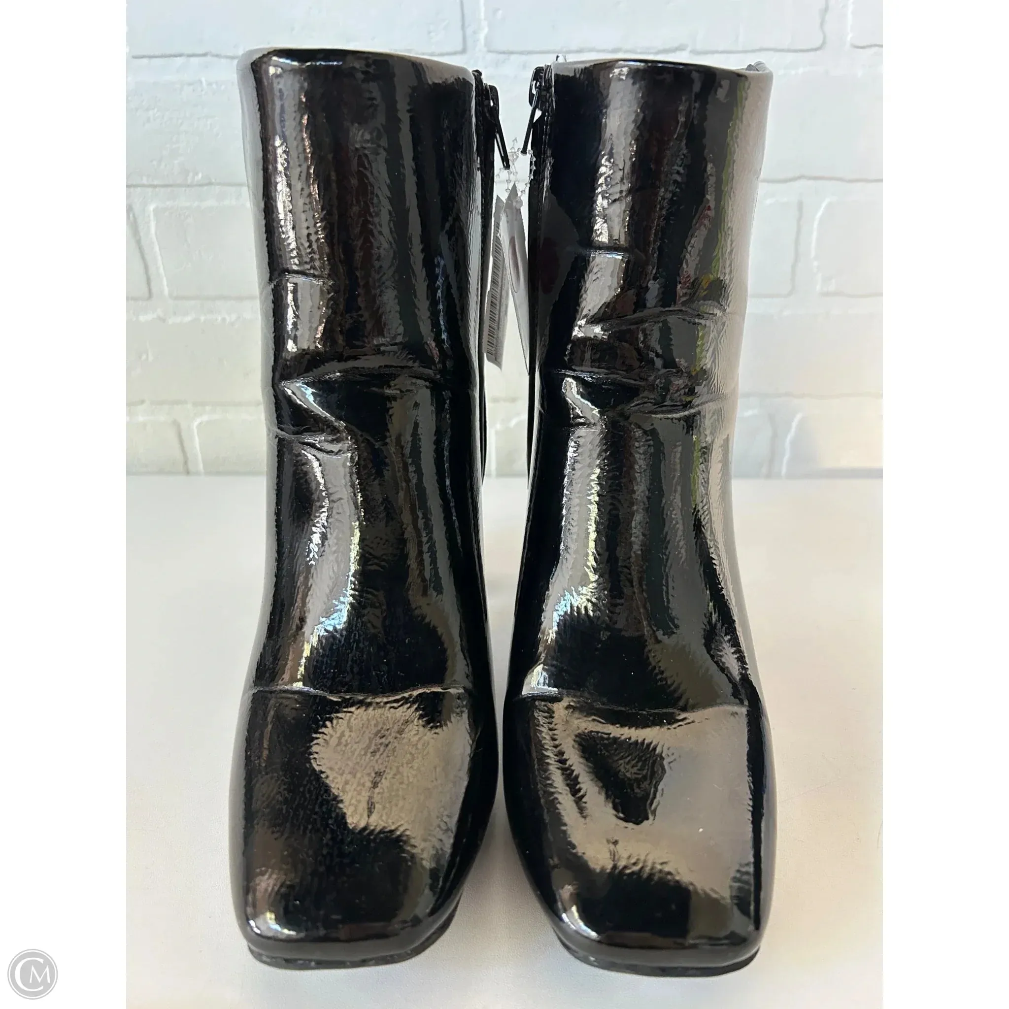 Boots Mid-calf Heels By Sugar In Black, Size: 8 Weekend Look