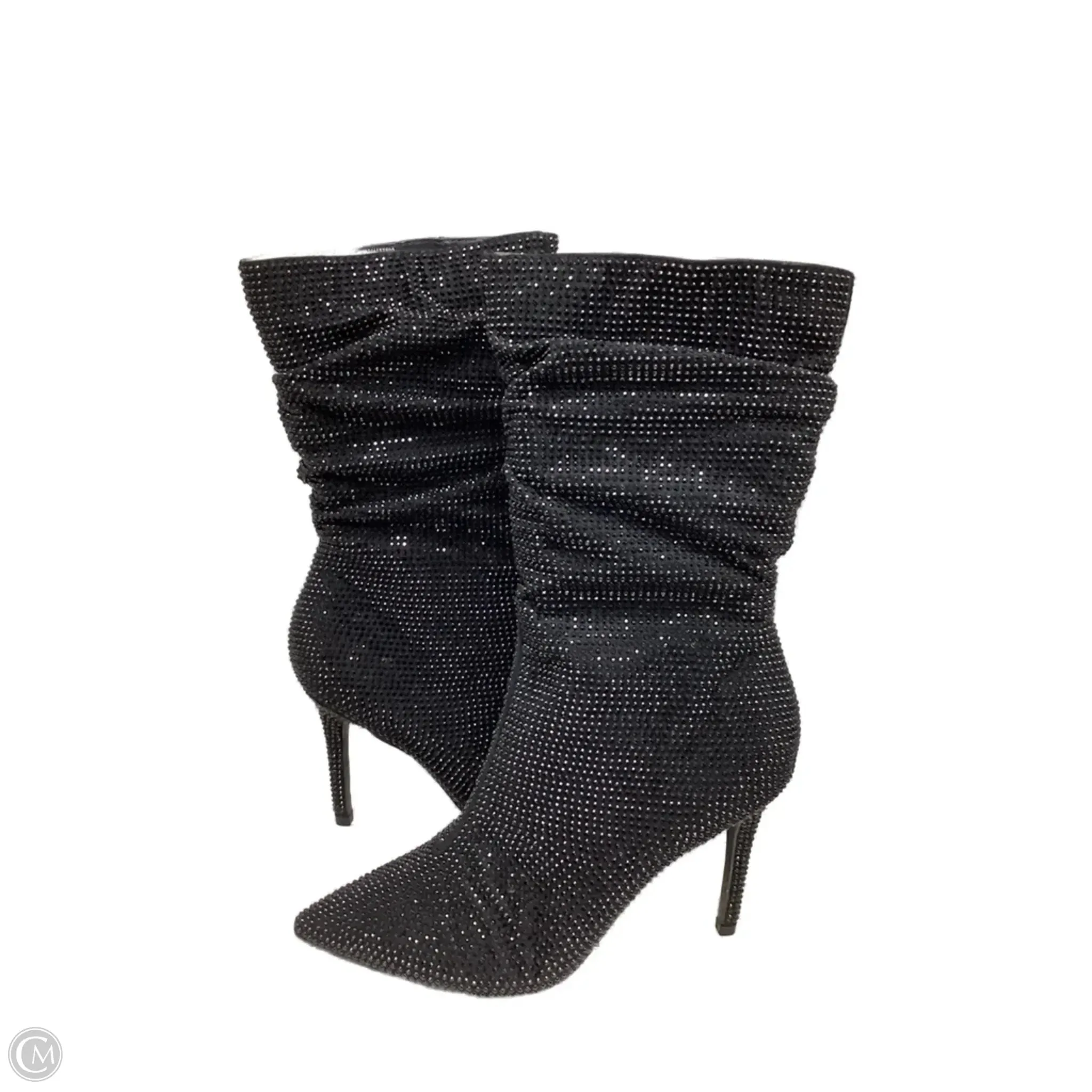 Boots Mid-calf Heels By Thalia Sodi In Black, Size: 9 Timeless Design Versatile Comfort