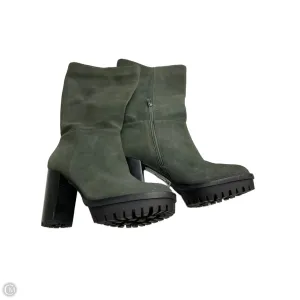 Boots Mid-calf Heels By Vince Camuto In Green, Size: 8 City Layers