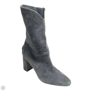 Boots Mid-calf Heels By White House Black Market In Grey, Size: 10 Footwear Fashion