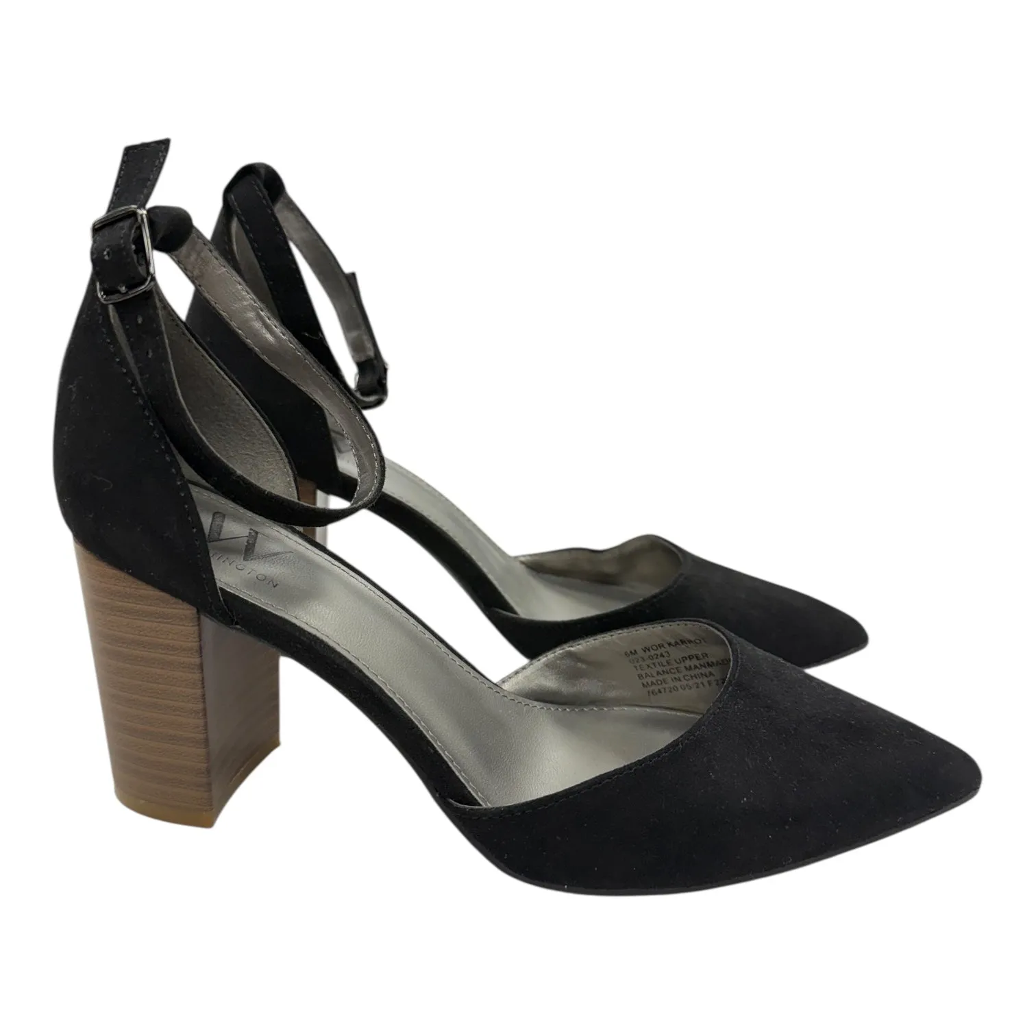 Shoes Heels Block By Worthington In Black, Size:6 Soft Layers Professional Heels