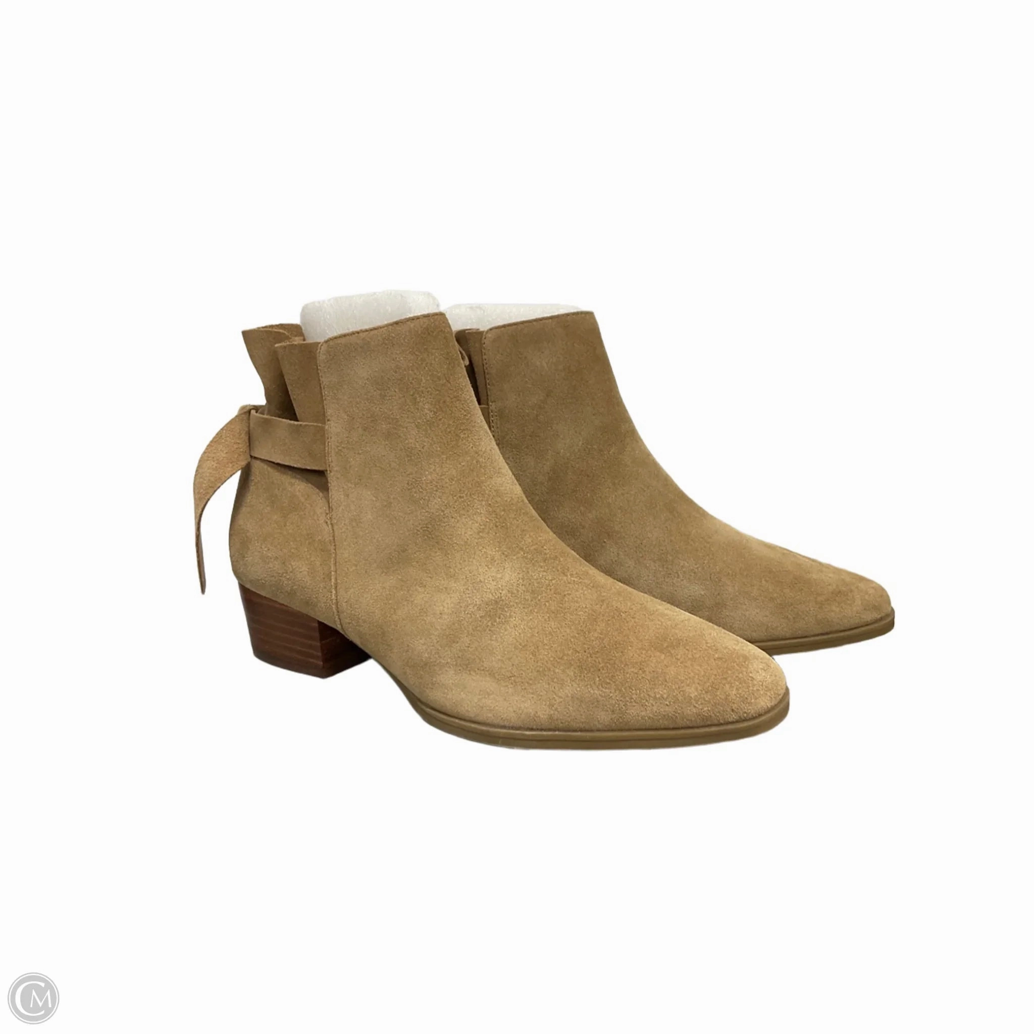 Boots Ankle Flats By Aerosoles In Brown, Size: 10.5 Travel Companion