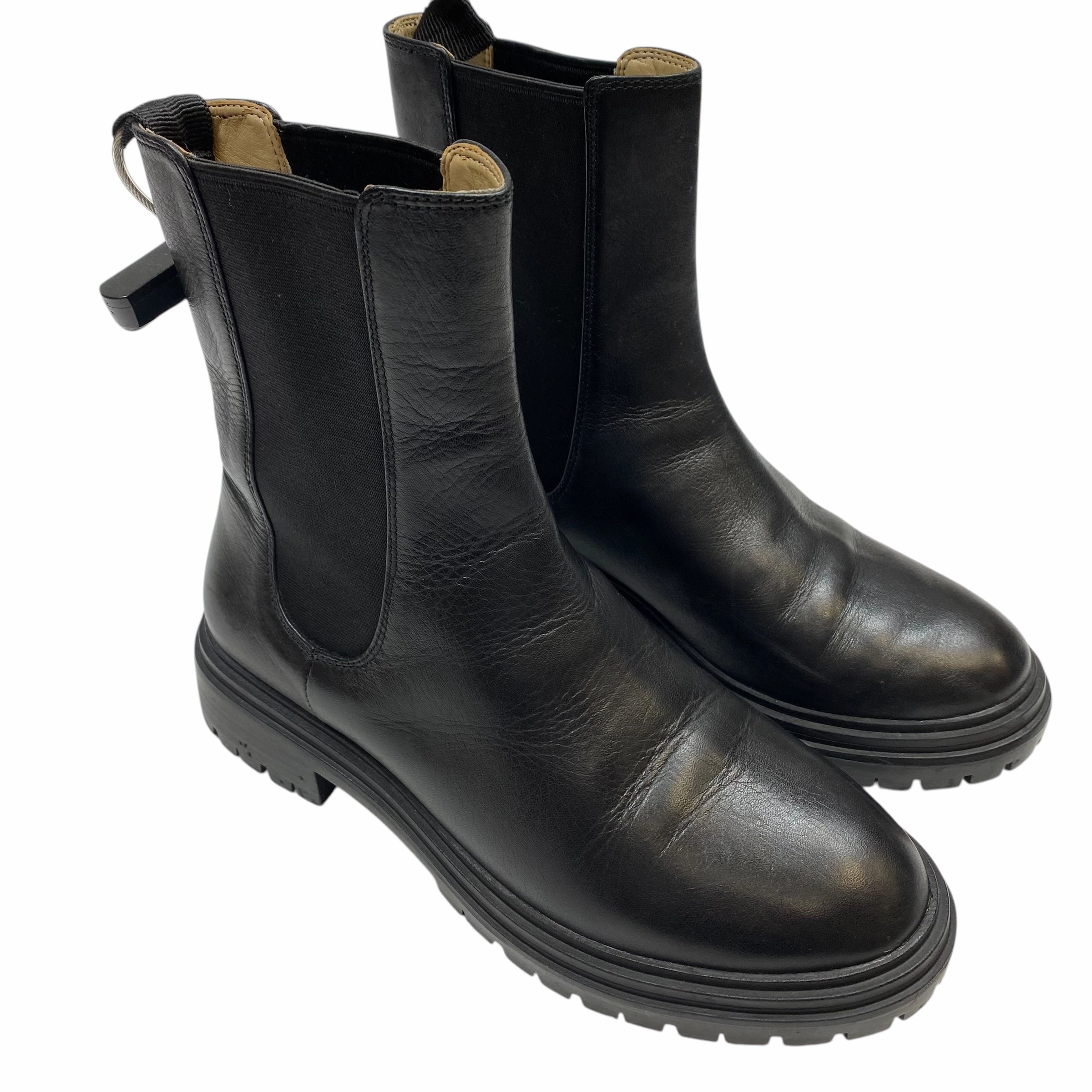 Dry Comfort Quick Drying Rainy Day Commuter Boots Ankle Flats By Ann Taylor In Black, Size: 6.5
